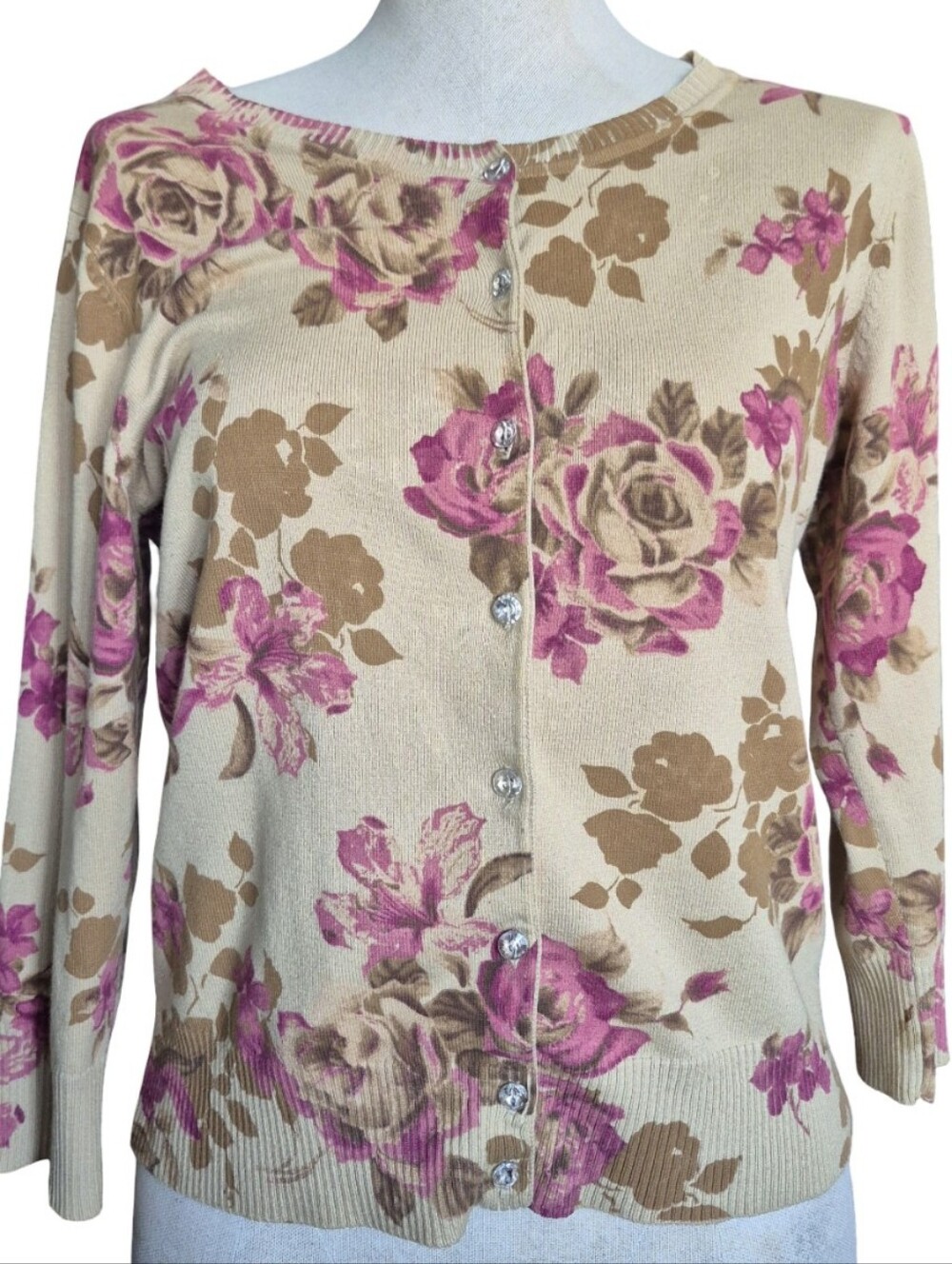 Liz Claiborne Company Size L Petite Cardigan